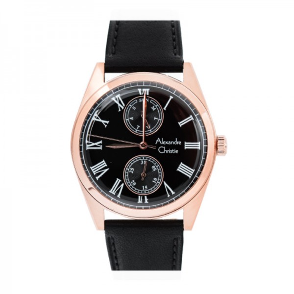 Alexandre Christie AC 6578 Rosegold Black MFLRGBA